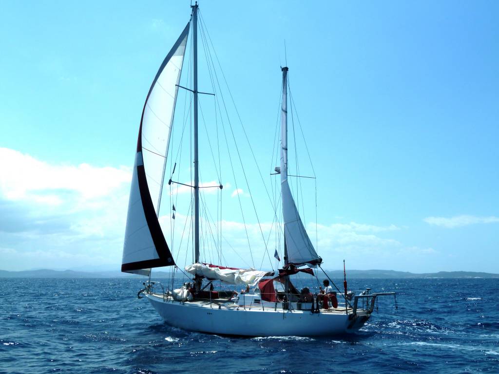 Navigation sur voilier en Corse