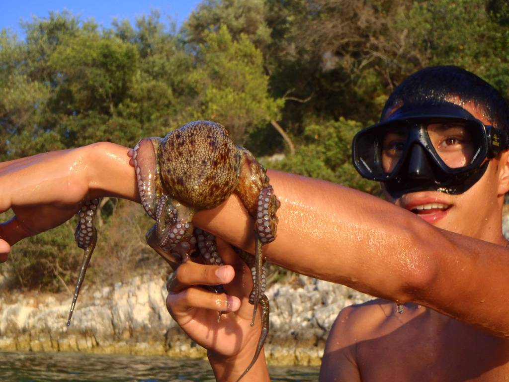 Une belle prise pendant les vacances en voilier